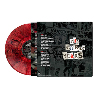 THE VIBRATORS - Punk - The Early Years - LP - Red Marble Vinyl