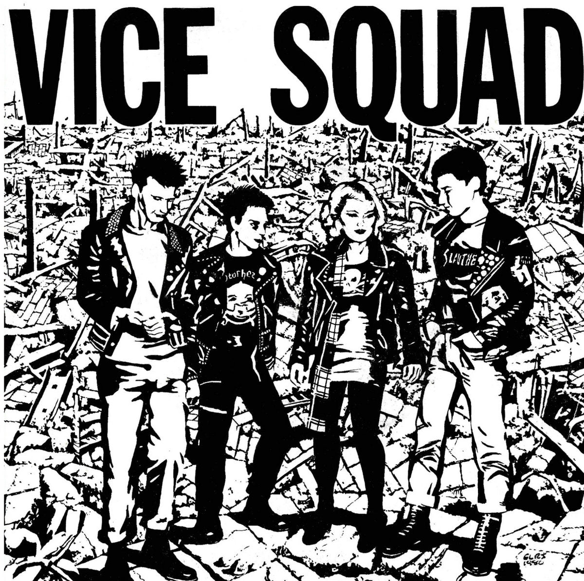 VICE SQUAD - Last Rockers / Resurrection (Remastered) - 12'' EP - Pink/White Marbled Vinyl