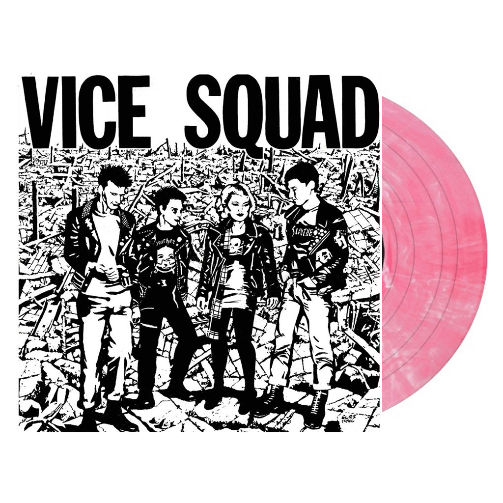 VICE SQUAD - Last Rockers / Resurrection (Remastered) - 12'' EP - Pink/White Marbled Vinyl