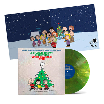 VINCE GUARALDI TRIO - A Charlie Brown Christmas (60th Anniversary Edition w/ Poster & Holographic Sleeve) - LP - 'Christmas Tree' Colour Vinyl [SEP 26]