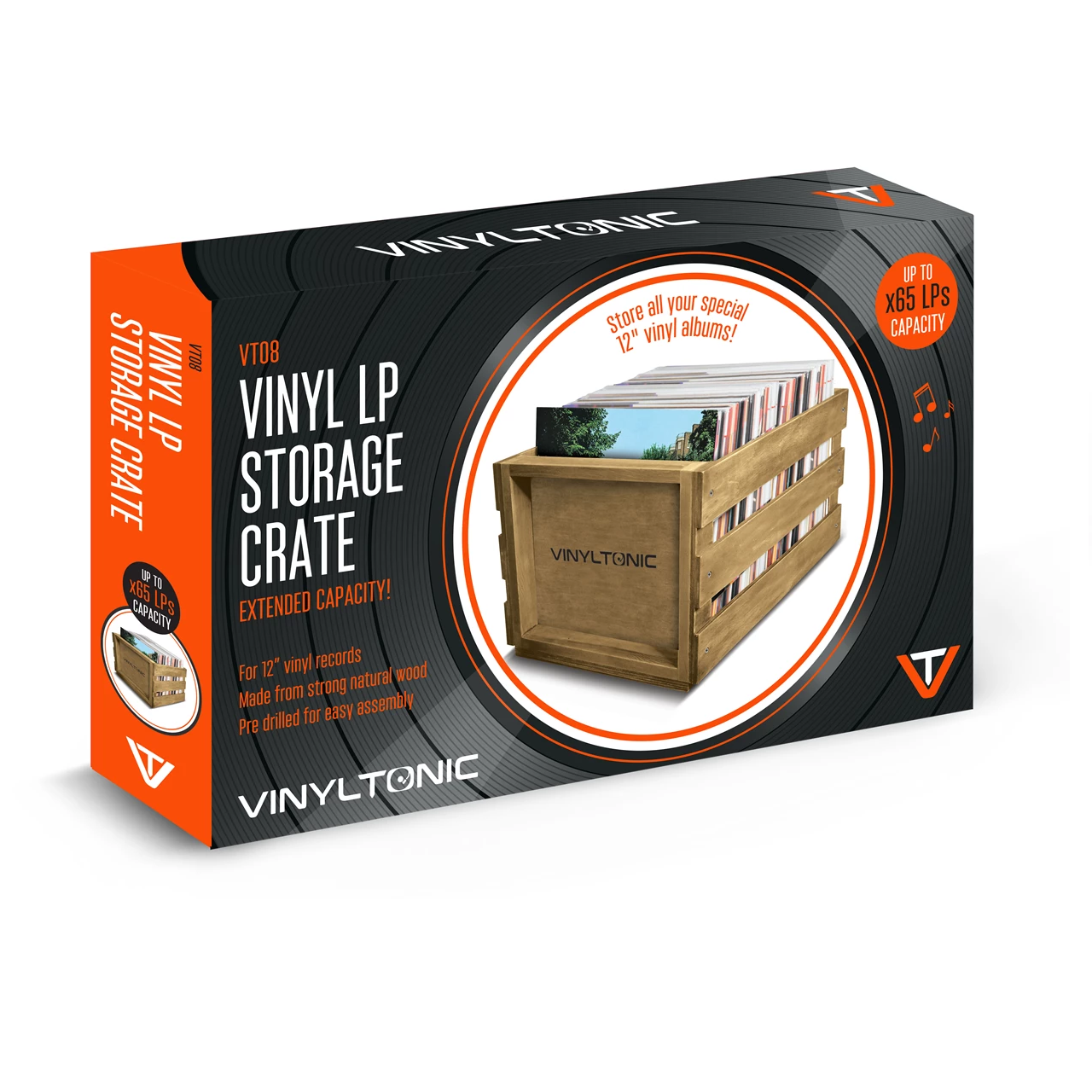 Vinyl Tonic - Vinyl LP Storage Crate