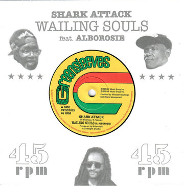 WAILING SOULS FEAT. ALBOROSIE - Shark Attack - 7" - Vinyl