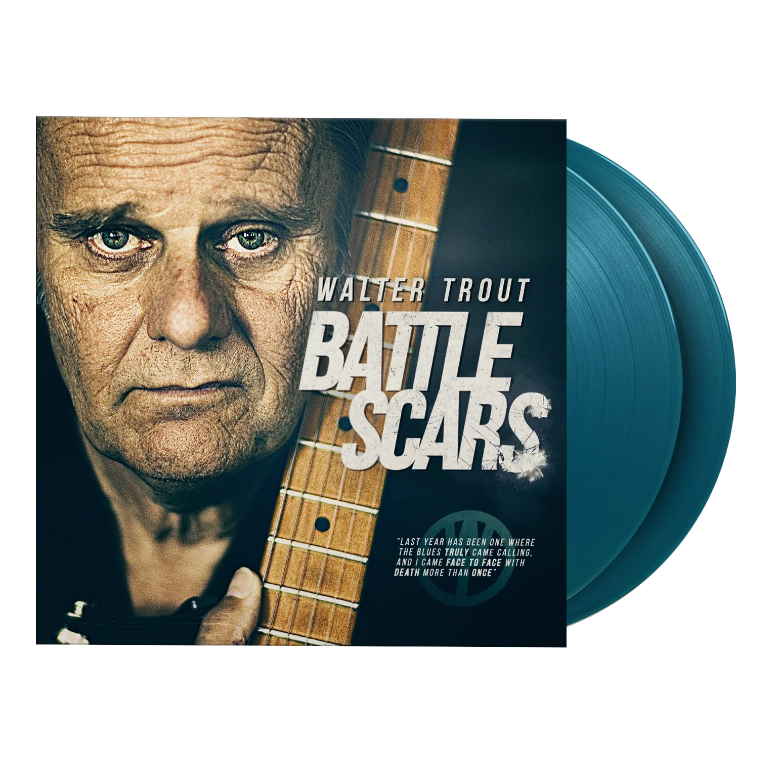 WALTER TROUT - Battle Scars - 2LP - Aquamarine Vinyl [OCT 10]