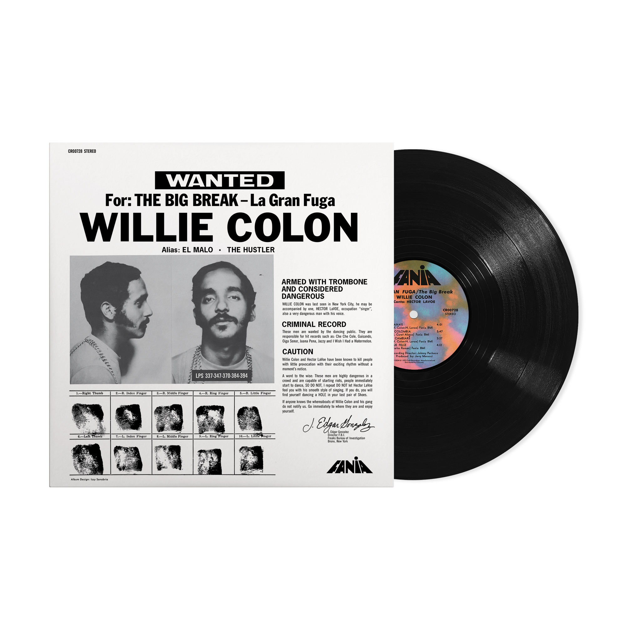 WILLIE COLÓN - La Gran Fuga - LP - Vinyl [APR 12]