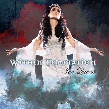 WITHIN TEMPTATION - Ice Queen (Acoustic) - 10" EP - Silver and Red Marbled Vinyl