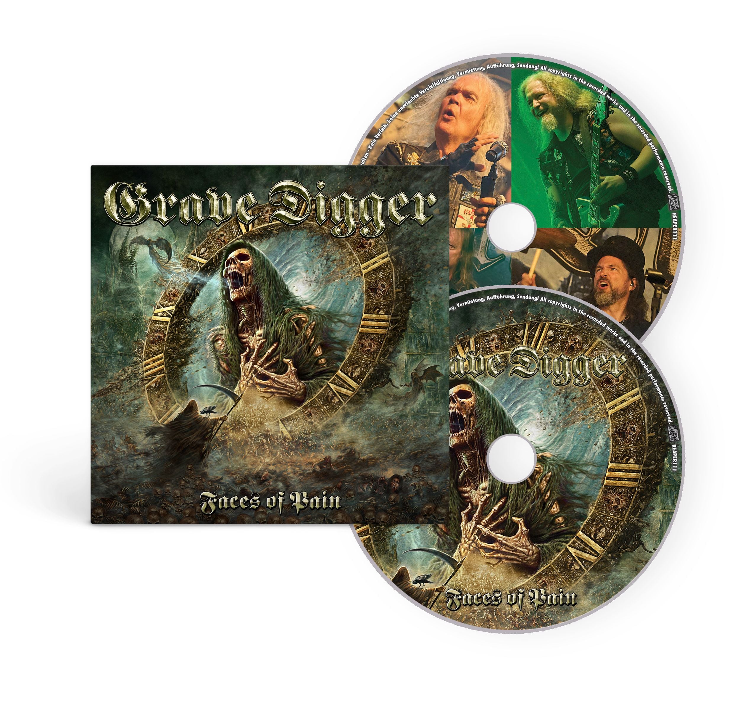 GRAVE DIGGER - Faces of Pain – Spindizzy Dublin