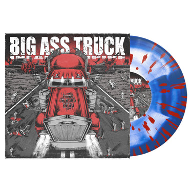 F.O.R.D. Edition Blue Base w/ White Sunburst & Red Splatter 10" EP