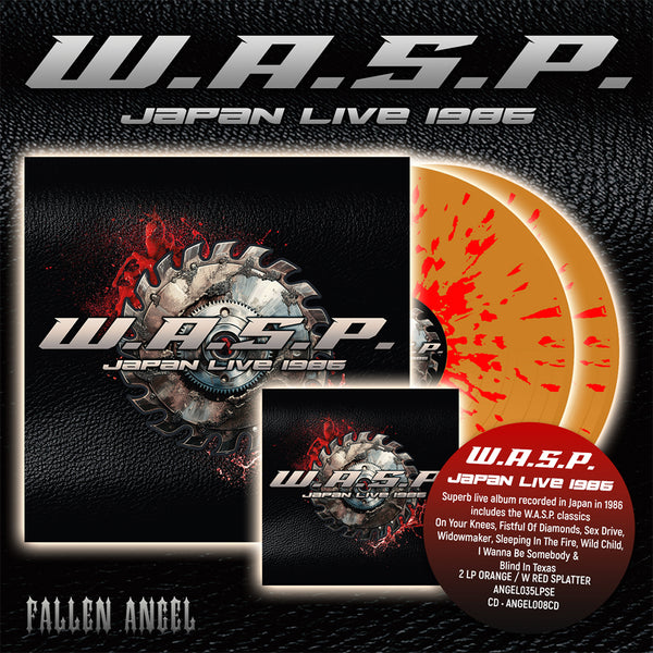 W.A.S.P. レコードセット LP 【バラ売り可能】 W.A.S.P. - Japan Live - 1986 - 2LP - Orange with Red Splatter