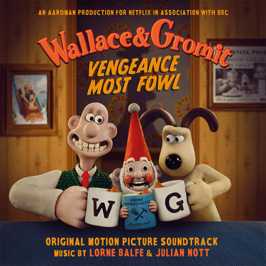 LORNE BALFE AND JULIAN NOTT - Wallace and Gromit: Vengeance Most Fowl (Original Soundtrack) - LP - 180g Orange Vinyl