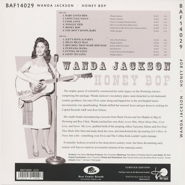 WANDA JACKSON - Honey Bop (Repress) - LP - 10'' Vinyl + Bonus Postcard [JAN 3]