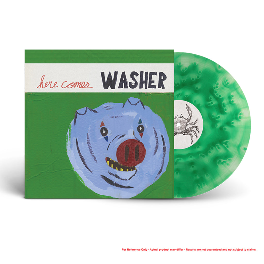 WASHER - Here Comes Washer (Repress) - LP - 'Cloudy Green' Colour Vinyl [JAN 9]