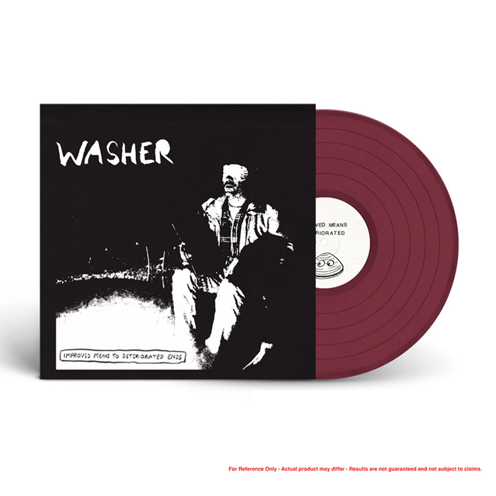 WASHER - Improved Means To Deteriorated Ends (Repress) - LP - Burgundy Colour Vinyl [JAN 9]