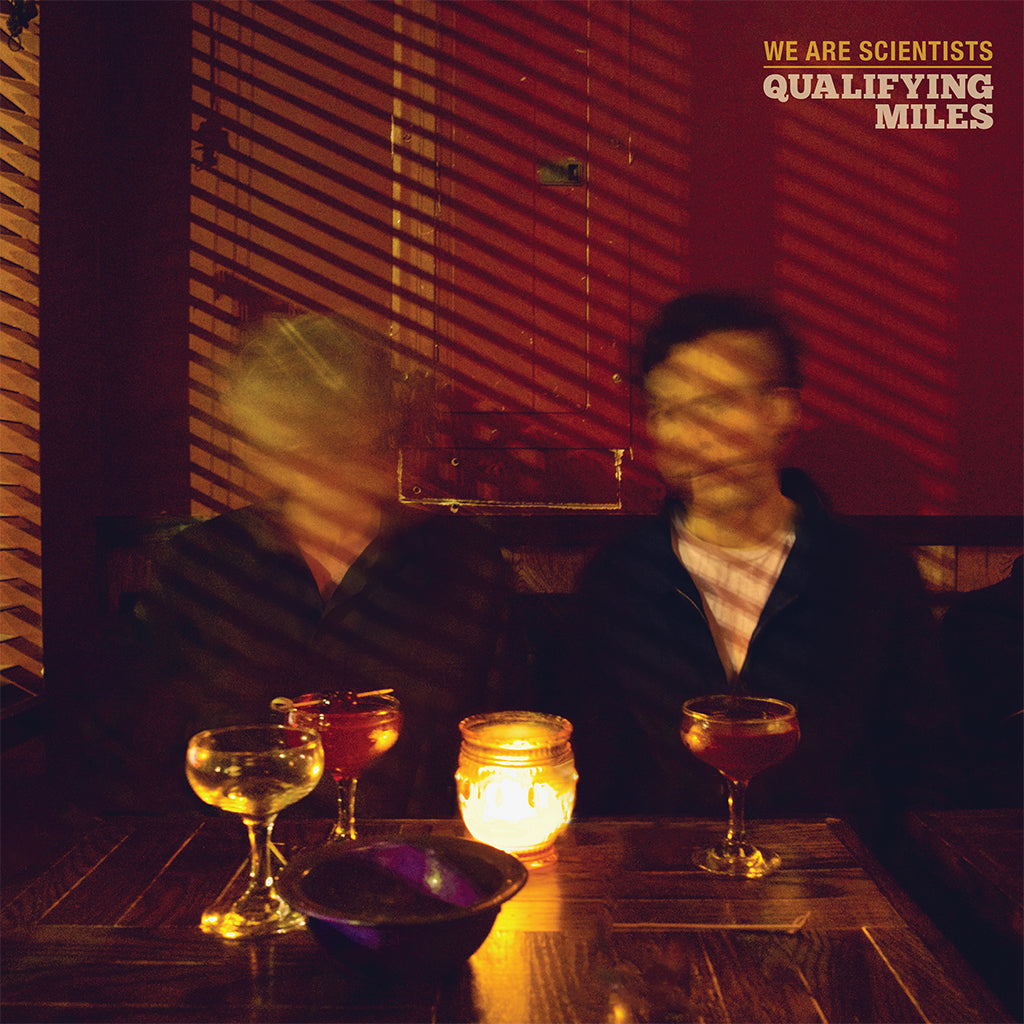 WE ARE SCIENTISTS - Qualifying Miles (with SIGNED Print) - LP - 'Molton Candle' Colour Vinyl