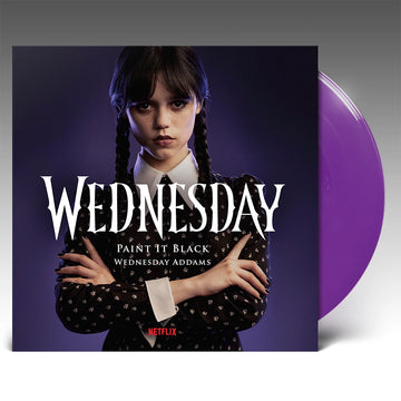WEDNESDAY ADDAMS / DANNY ELFMAN - Paint It Black / Wednesday Main Theme - 7'' - Transparent Purple Vinyl