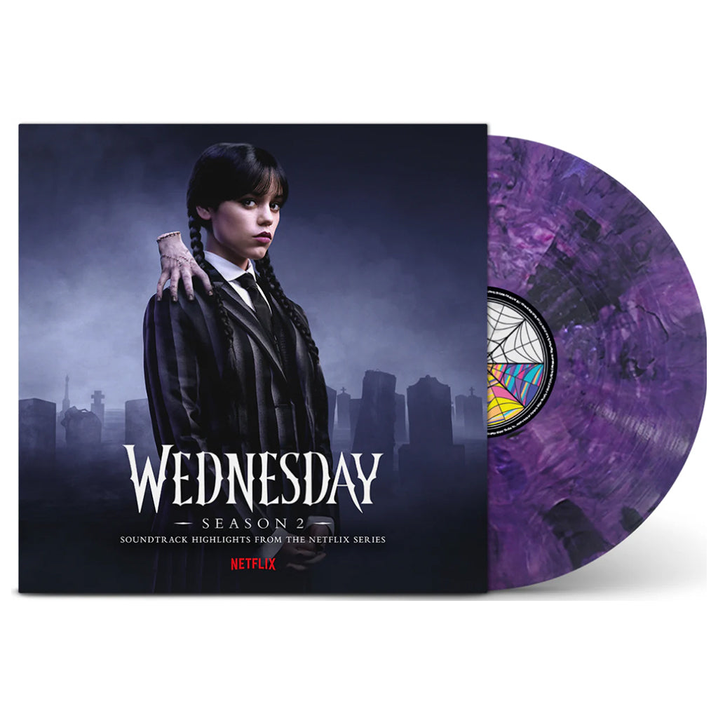 CHRIS BACON - Wednesday: Season 2 (Original Soundtrack from the Netflix Series) - LP - Purple and Black Blended Transparent Vinyl [DEC 12]