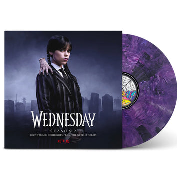 CHRIS BACON - Wednesday: Season 2 (Original Soundtrack from the Netflix Series) - LP - Purple and Black Blended Transparent Vinyl [DEC 12]
