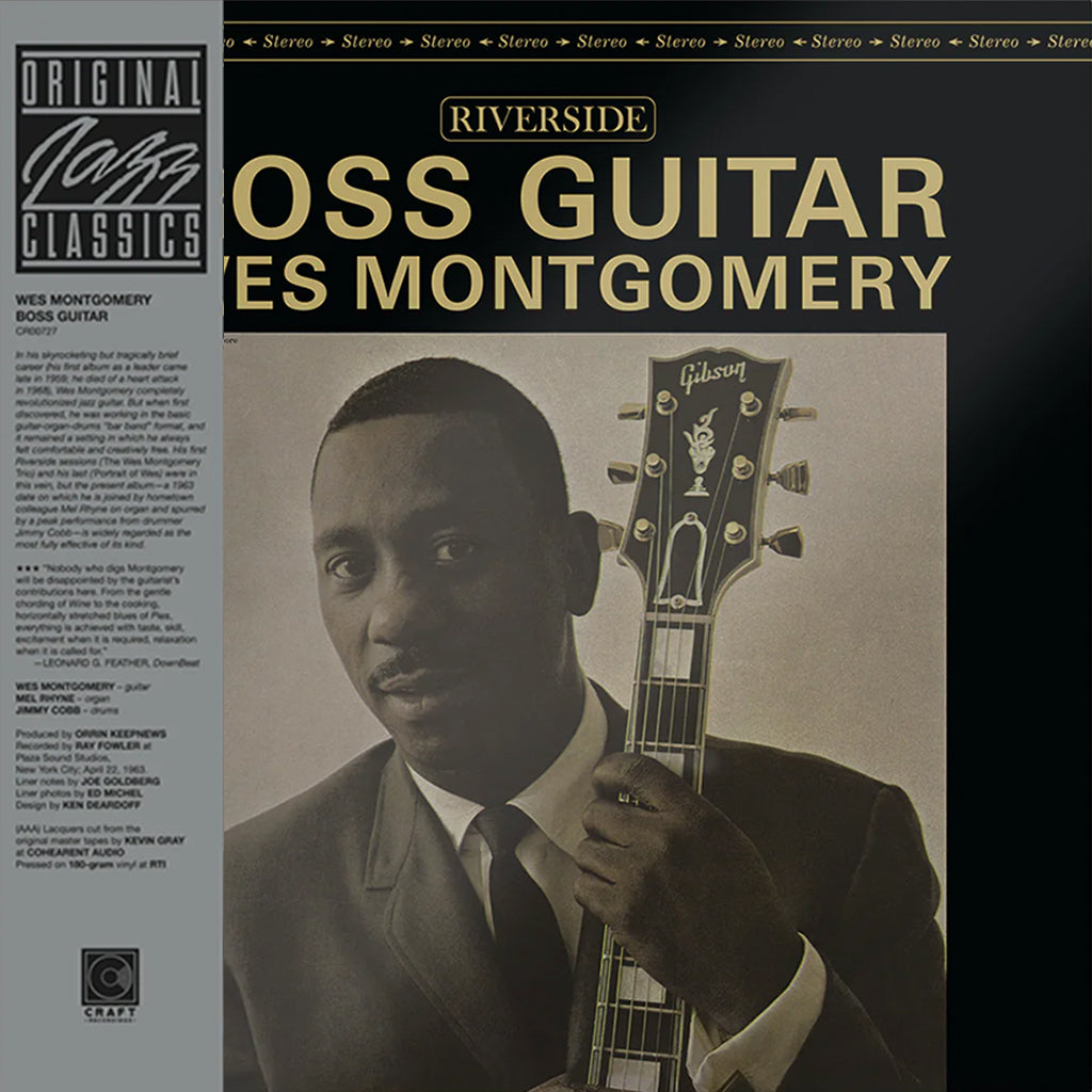 WES MONTGOMERY - Boss Guitar (Original Jazz Classics Series) - LP - Deluxe 180g Black Vinyl [NOV 21]