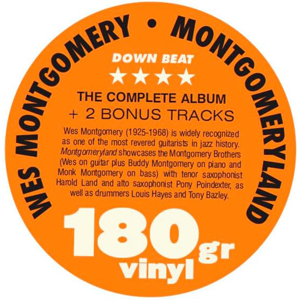 WES MONTGOMERY Montgomeryland (Jazz Wax Reissue with 2 Bonus Tracks)