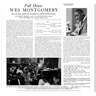 WES MONTGOMERY - The Complete Full House Recordings - 3LP - 180g Vinyl Set