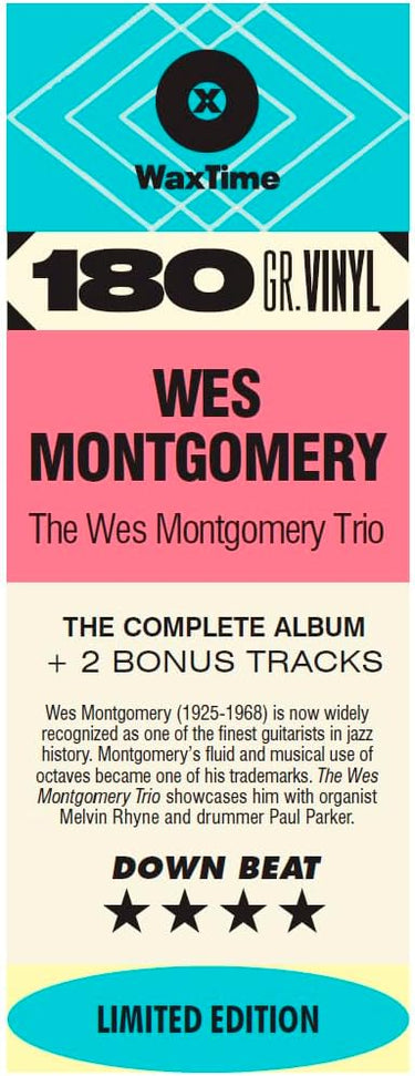 THE WES MONTGOMERY TRIO - A Dynamic New Sound (WaxTime Reissue with 2 Bonus Tracks) - LP - 180g Vinyl