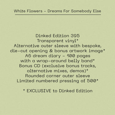 WHITE FLOWERS - Dreams For Somebody Else - LP - Black Vinyl
