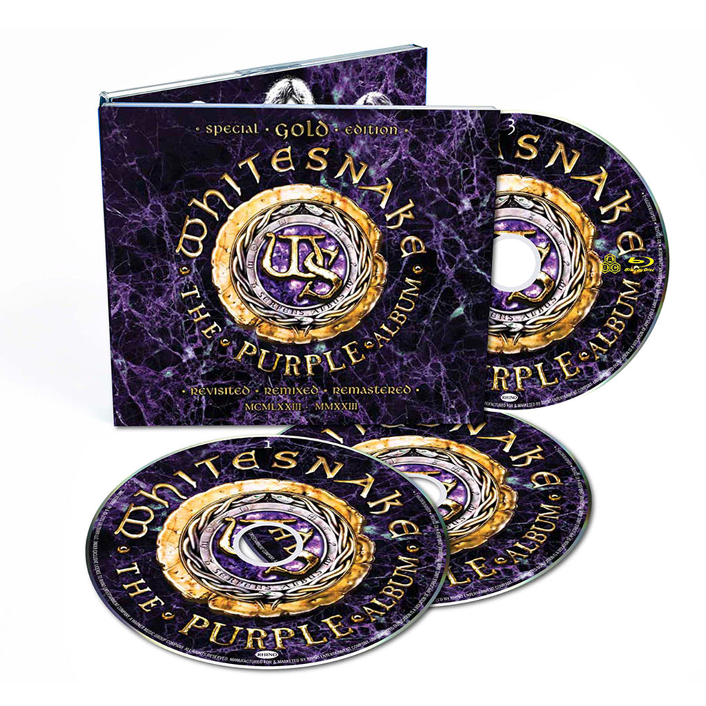 WHITESNAKE - The Purple Album: Special Gold Edition (2023 Remix) - 2CD + Blu-ray Set [OCT 13]
