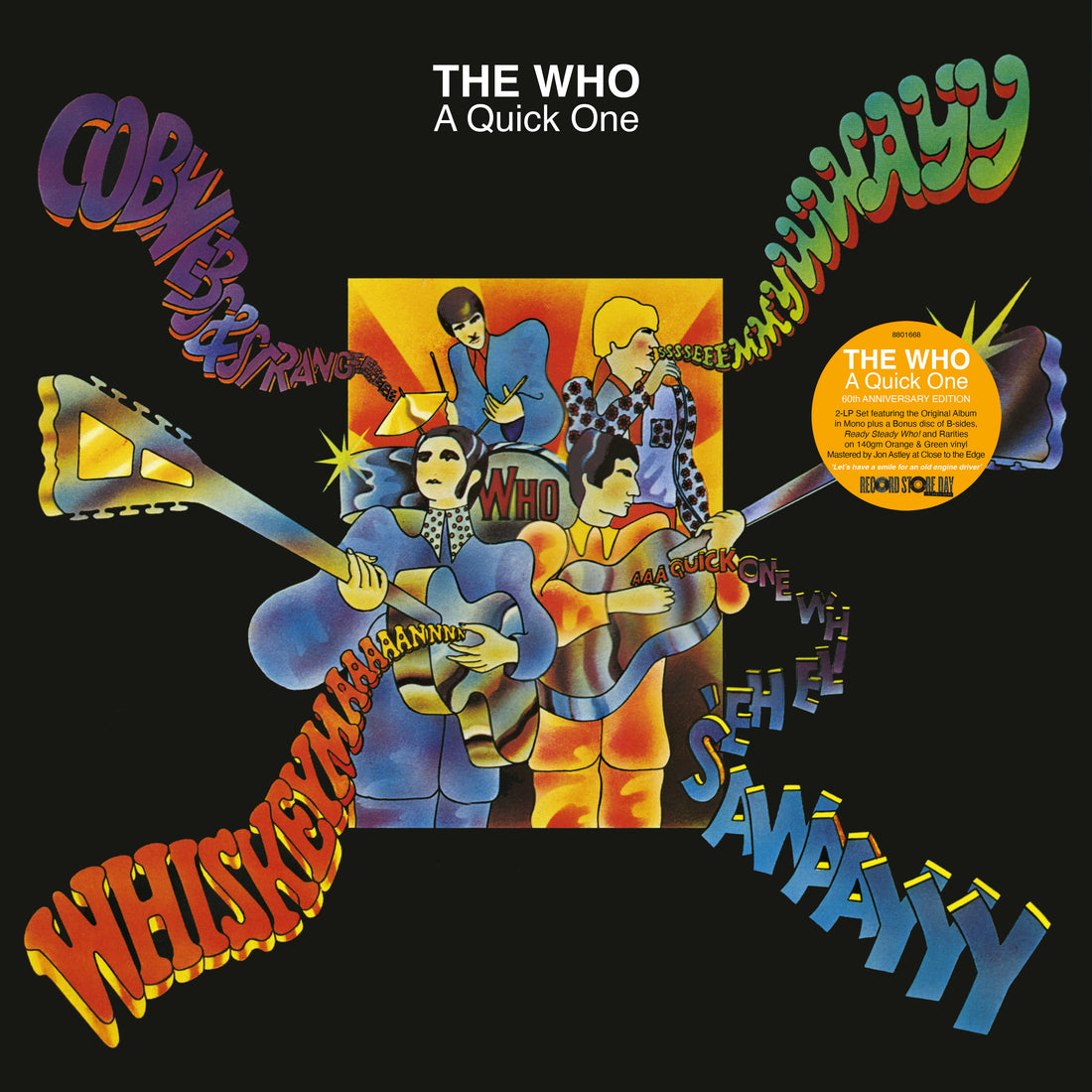 The Who - A Quick One - 2LP - 140g Transparent Green & Orange Vinyl  [Record Store Day 2026]