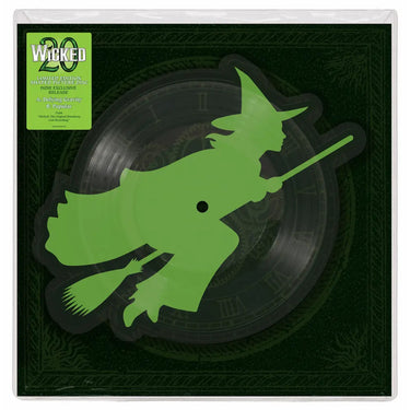 KRISTIN CHENOWETH, IDINA MENZEL (WICKED 20) - Defying Gravity / Popular - 12'' - Elphaba-Shaped Die-Cut Picture Disc Vinyl