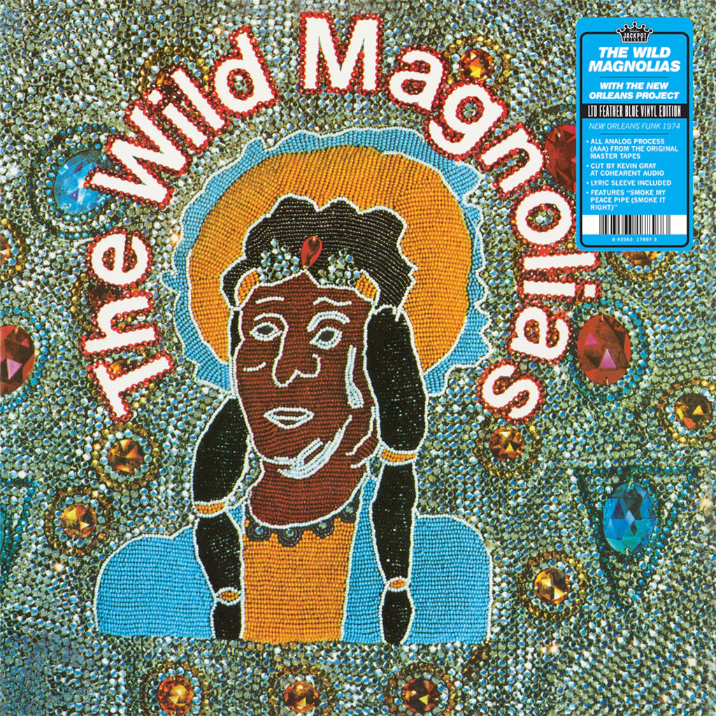 THE WILD MAGNOLIAS WITH 'THE NEW ORLEANS PROJECT' - The Wild Magnolias (Reissue) - LP -  Feather Blue Vinyl