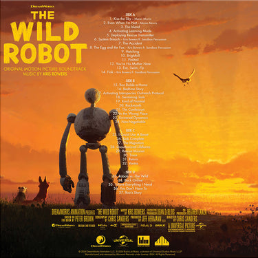 KRIS BOWERS - The Wild Robot (Original Motion Picture Soundtrack Music) - 2LP - Crystal Clear w/ Blue Orb & Green, Mint, Blue, & Black Splatter Vinyl