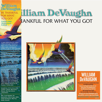 WILLIAM DEVAUGHN - Be Thankful For What You Got (2024 Reissue) - LP - Vinyl