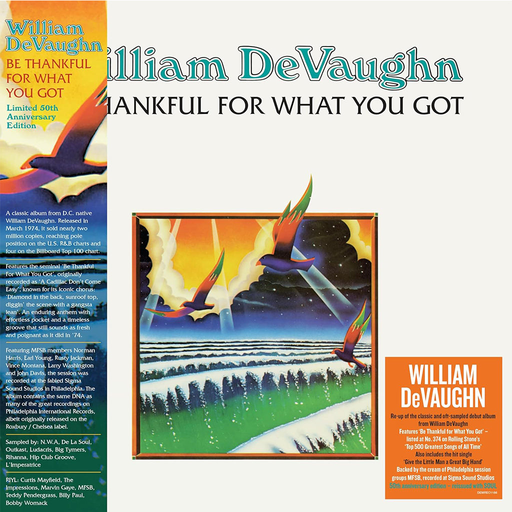 WILLIAM DEVAUGHN - Be Thankful For What You Got (2024 Reissue) - LP - Vinyl [FEB 2]