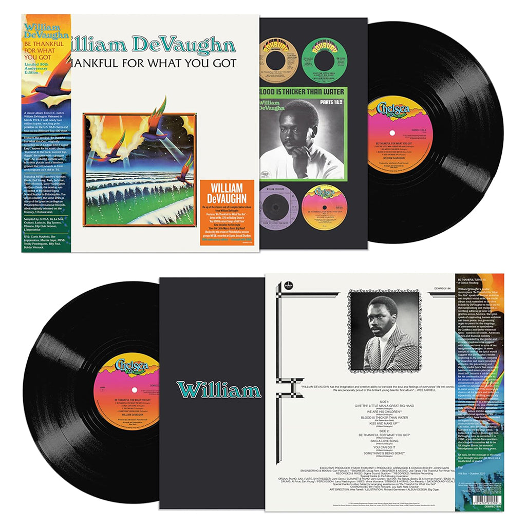 WILLIAM DEVAUGHN - Be Thankful For What You Got (2024 Reissue) - LP - Vinyl