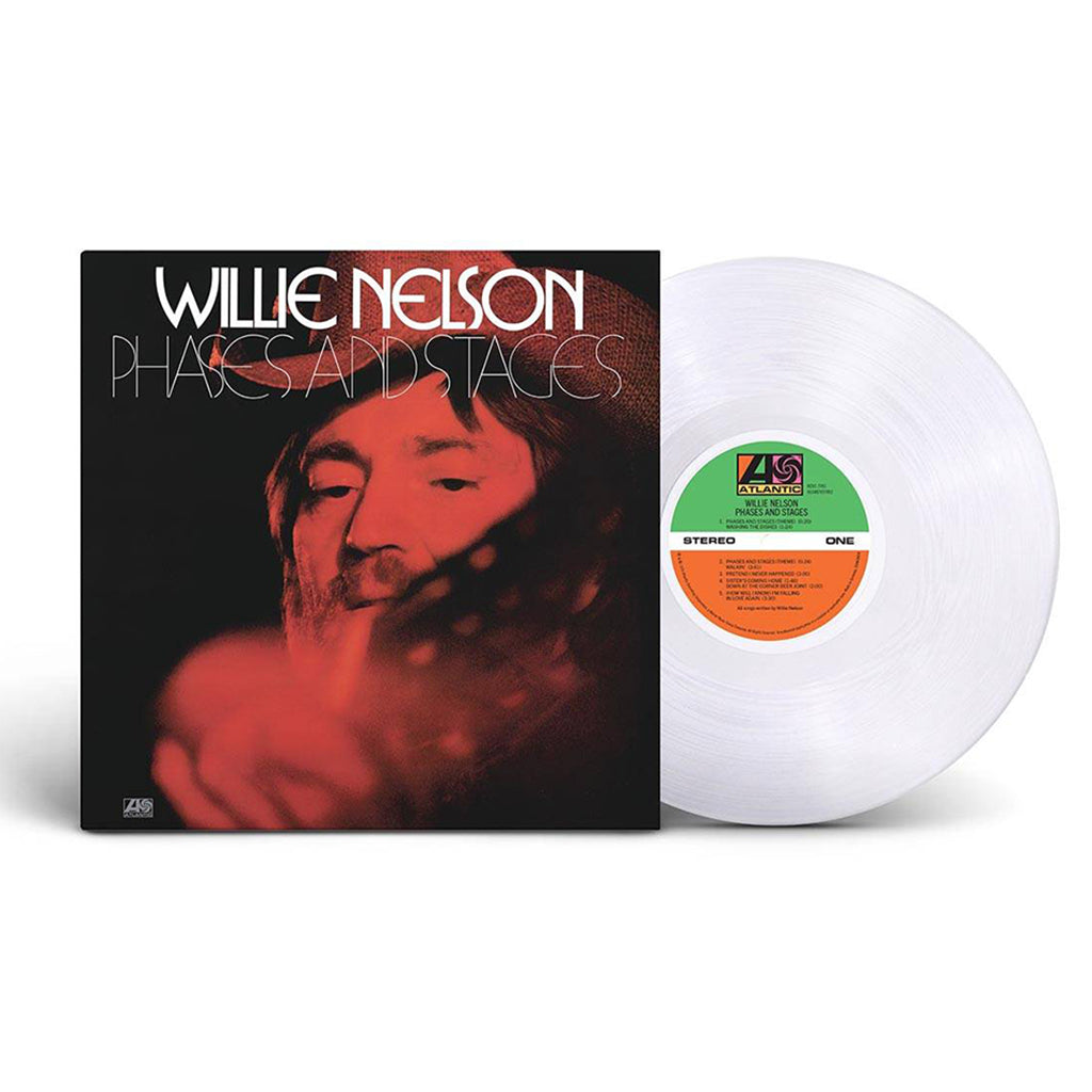 WILLIE NELSON - Phases and Stages (2023 Reissue) - LP - Clear Vinyl