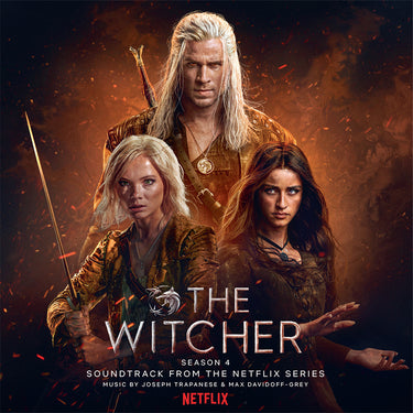 JOSEPH TRAPANESE & MAX DAVIDOFF-GREY - The Witcher: Season 4 (Original Soundtrack) - 2LP - Deluxe 180g Orange and Black Marbled Vinyl [NOV 21]
