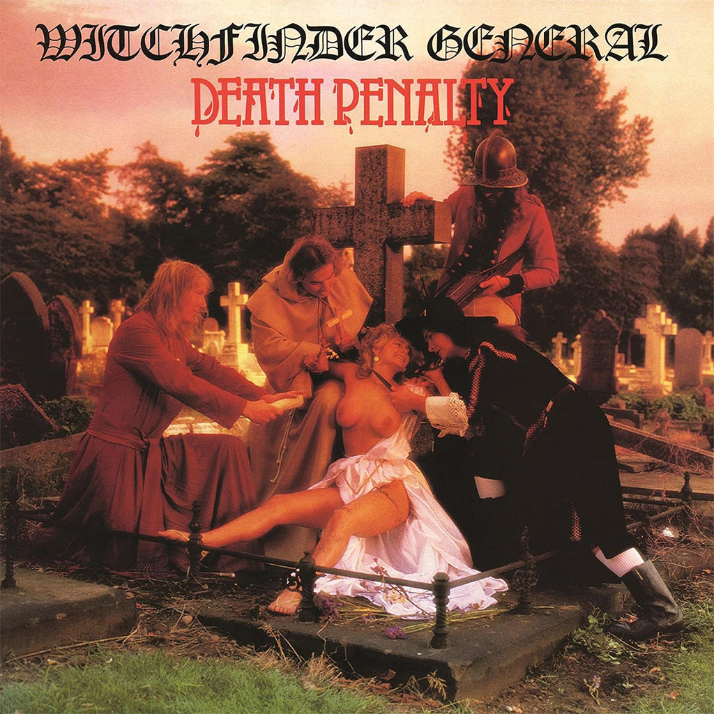 WITCHFINDER GENERAL - Death Penalty (2024 Reissue with Bonus Tracks) - LP - 180g Orange with Yellow Splatter Vinyl