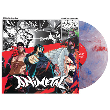 WITHIN DESTRUCTION - Animetal - LP - Clear w/ Red, White, & Blue Marble Vinyl [APR 11]