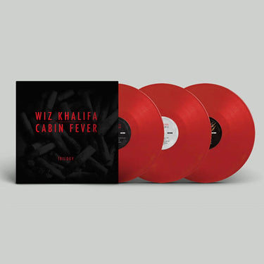 WIZ KHALIFA - Cabin Fever Trilogy - 3LP - Red Vinyl Box Set