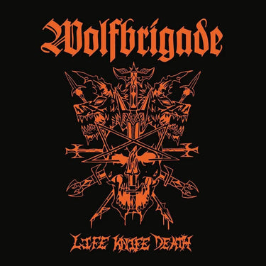 WOLFBRIGADE - Life Knife Death - LP - Orange Marble Vinyl