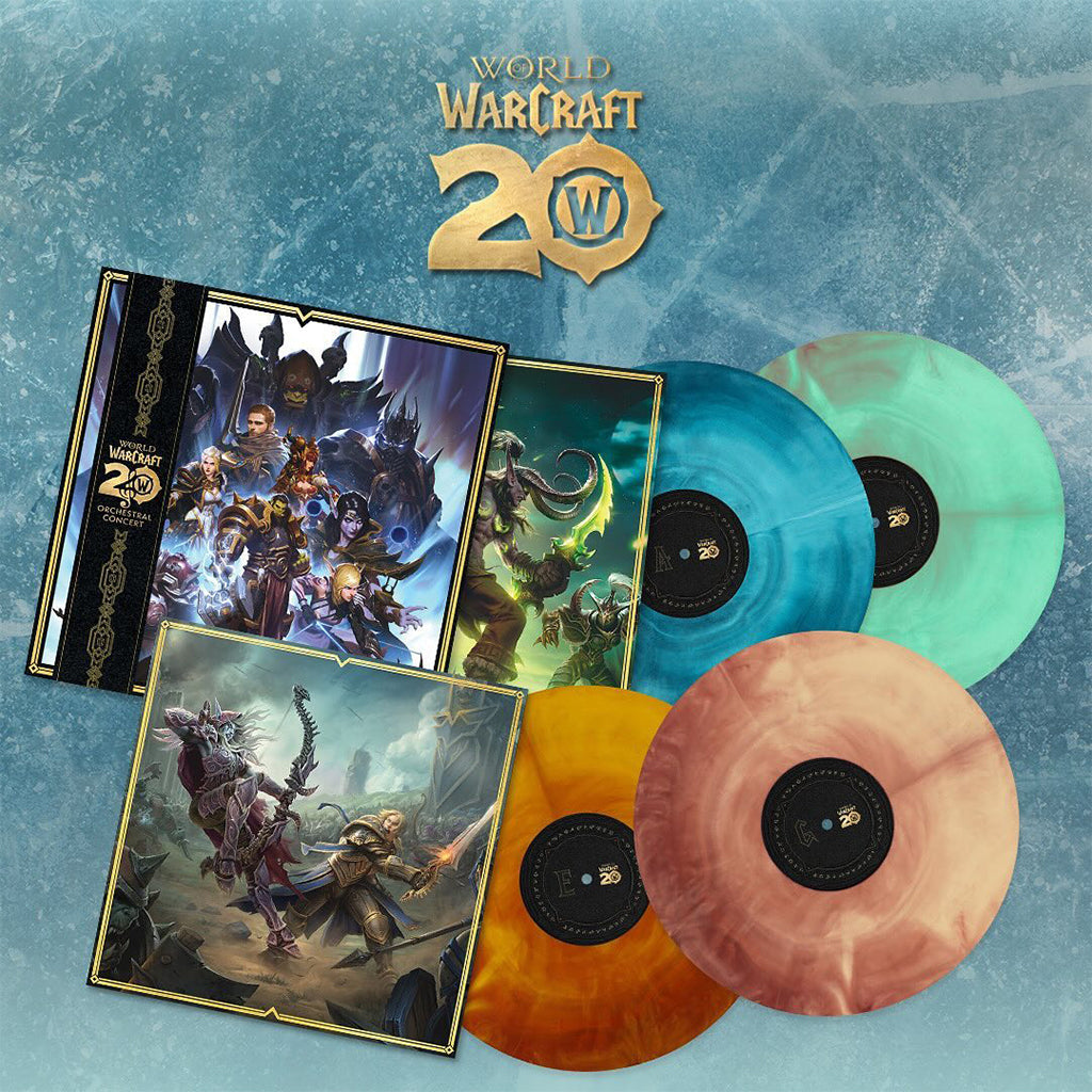 VARIOUS - World Of Warcraft: 20 Years Of Music - 4LP - 'Seasons Of Azeroth' Coloured Vinyl Set [MAR 28]