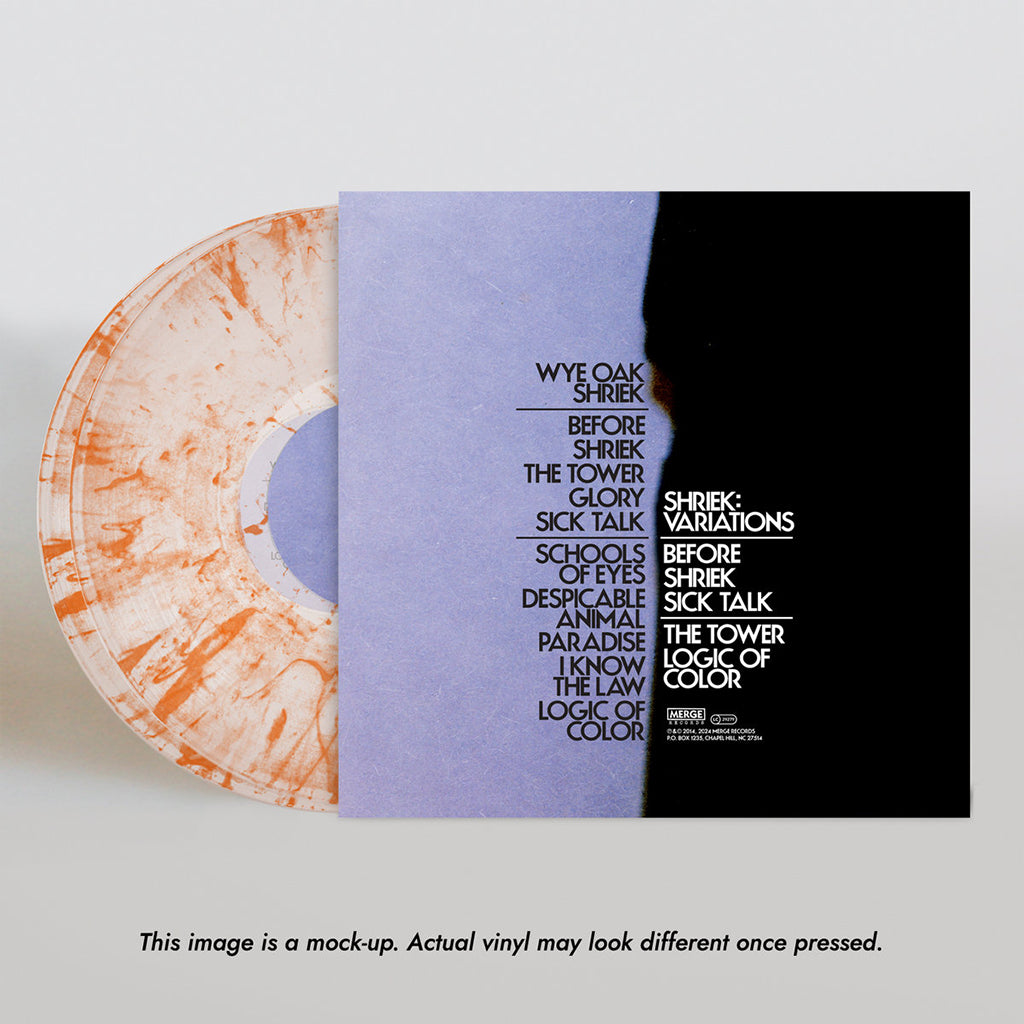 WYE OAK - Shriek: Variations - 2LP - Natural with Orange Swirl Vinyl