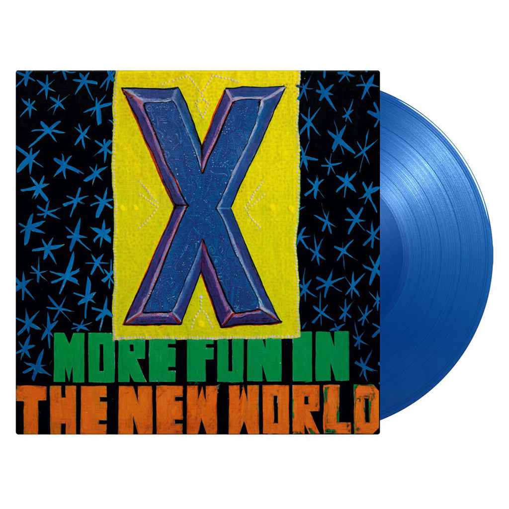 X - More Fun In The New World (2023 Reissue) - LP - 180g Translucent Blue Vinyl