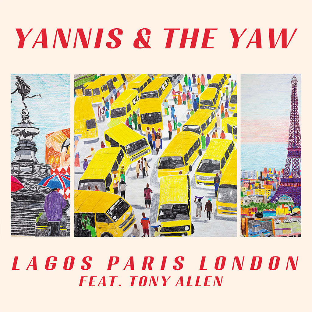 YANNIS & THE YAW FEAT. TONY ALLEN - Lagos Paris London - LP - Red Vinyl [AUG 30]