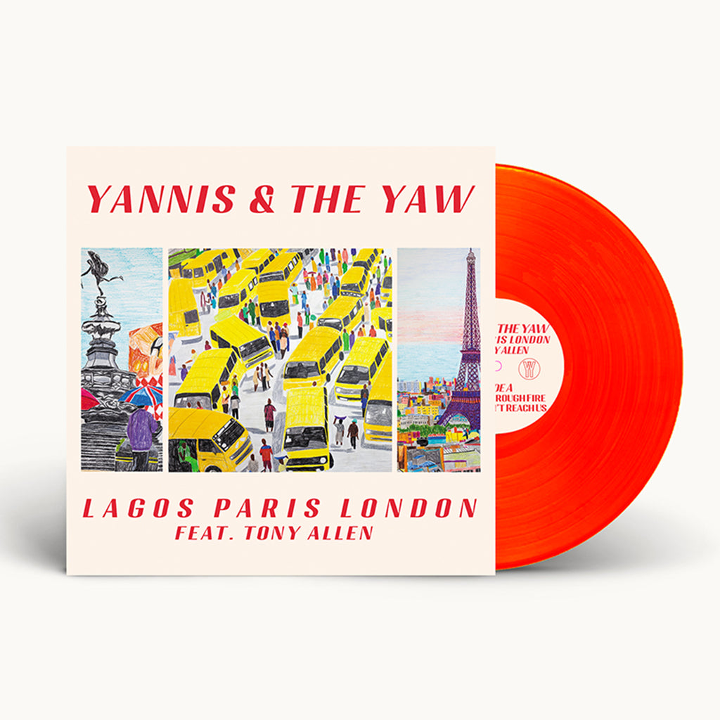 YANNIS & THE YAW FEAT. TONY ALLEN - Lagos Paris London - LP - Red Vinyl [AUG 30]