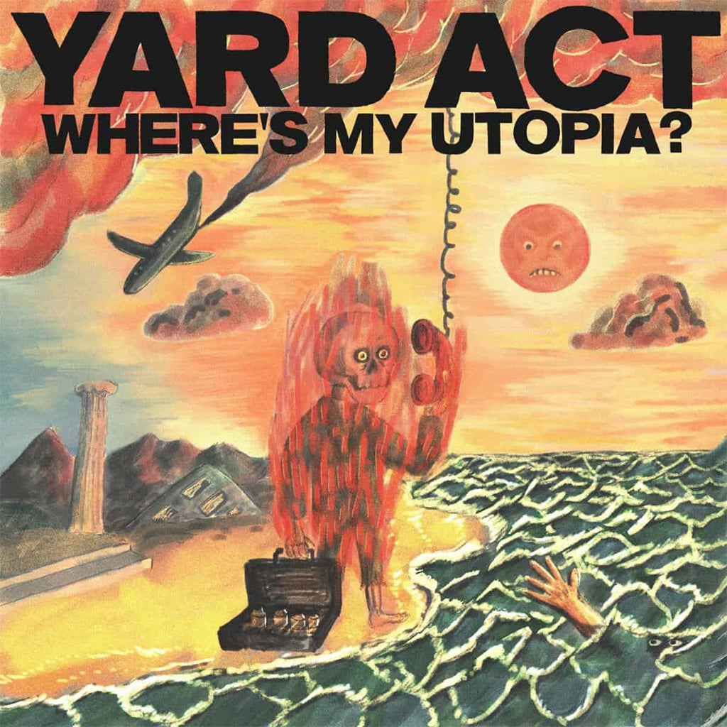YARD ACT - Where’s My Utopia? (with Sticker Set) - LP - Orange Vinyl