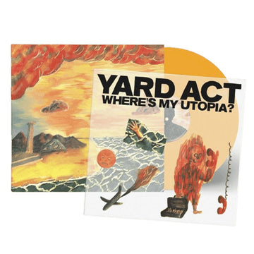 YARD ACT - Where’s My Utopia? (with Sticker Set) - LP - Orange Vinyl