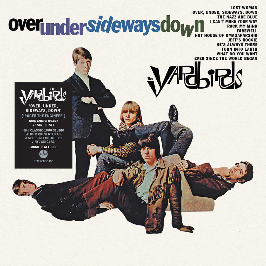 THE YARDBIRDS - Over, Under, Sideways, Down (60th Anniversary Edition) - 6 x 7'' - Deluxe Coloured Vinyl Box Set [MAR 6]