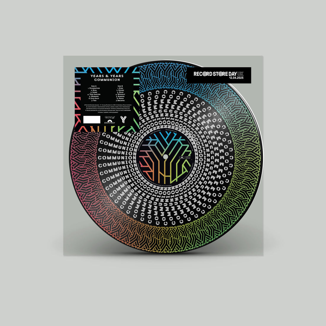 Years & Years - Communion (10th Anniversary) - 1LP - Zoetrope Disc  [Record Store Day 2025]