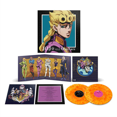 YUGO KANNO - Jojo's Bizarre Adventure: Golden Wind O.S.T. vol. 1: Overture - 2LP - Yellow / Orange Colour Blend Vinyl