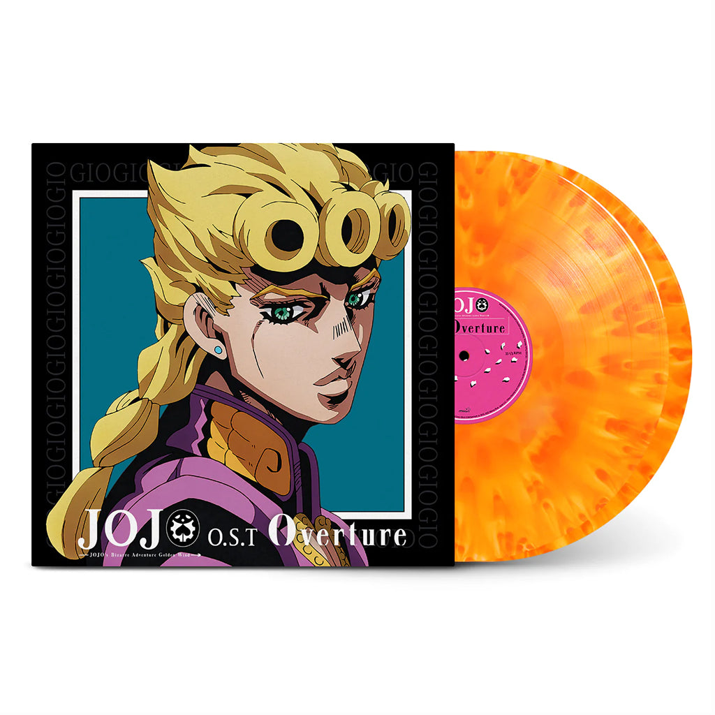 YUGO KANNO - Jojo's Bizarre Adventure: Golden Wind O.S.T. vol. 1: Overture - 2LP - Yellow / Orange Colour Blend Vinyl